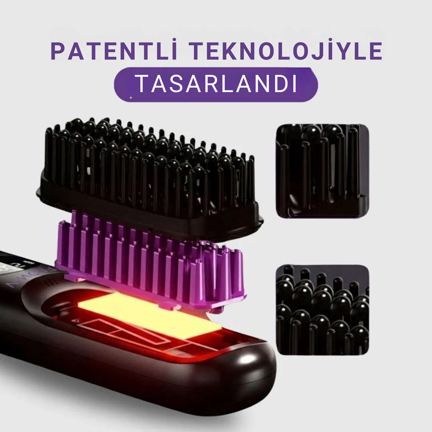Belina GoSleek Pro - Kablosuz Düzleştirici Fırça