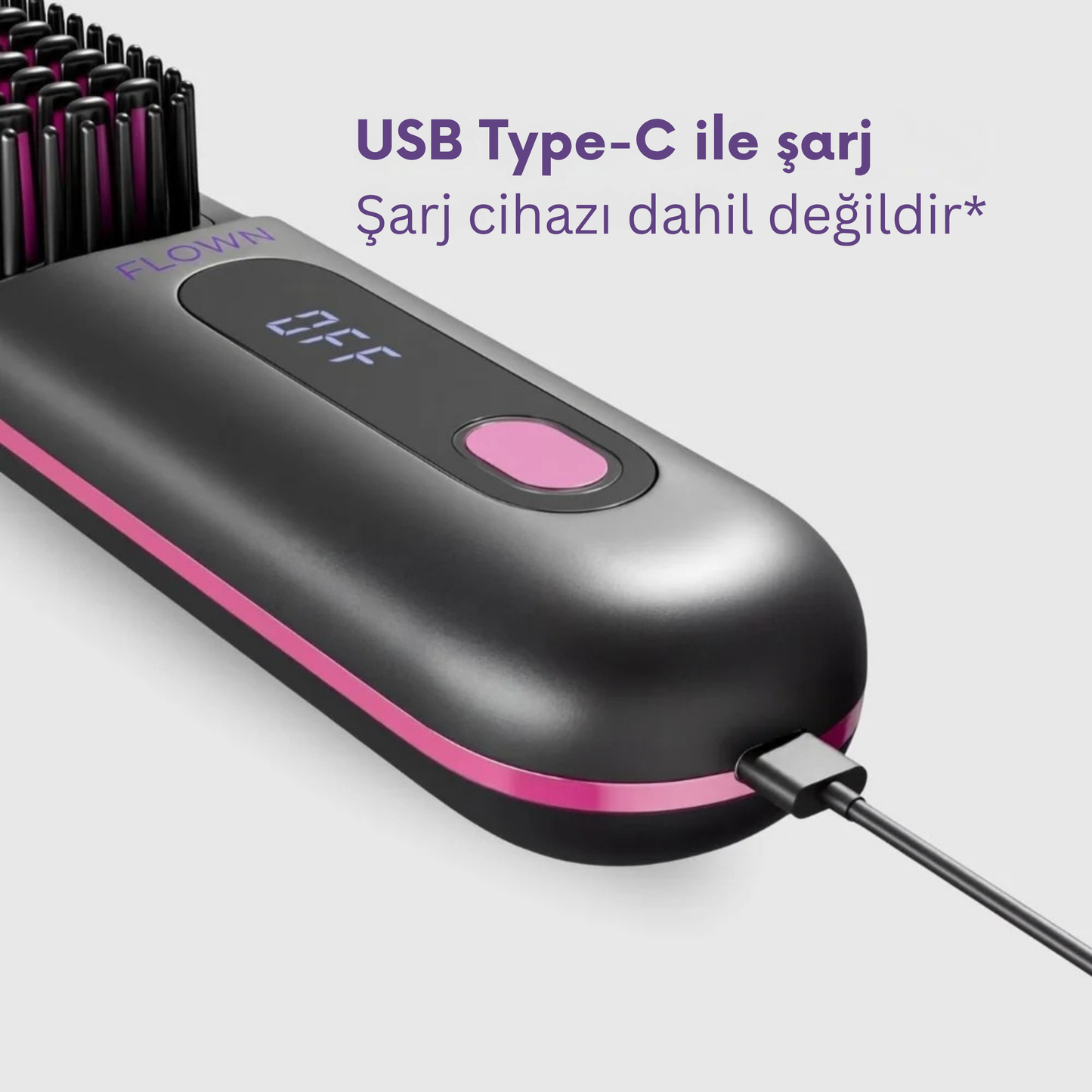 Belina GoSleek Pro - Kablosuz Düzleştirici Fırça