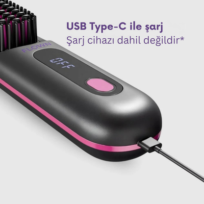 Belina GoSleek Pro - Kablosuz Düzleştirici Fırça